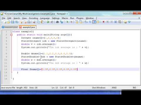 Learn Java in Hindi 41 A   Generic Methods and Wildcard Arguments