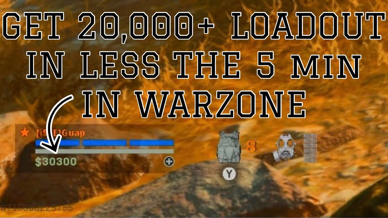 COD WARZONE HOW TO GET 20,000+ CASH & LOADOUT IN UNDER 5 MIN! (SOLO) YouTube