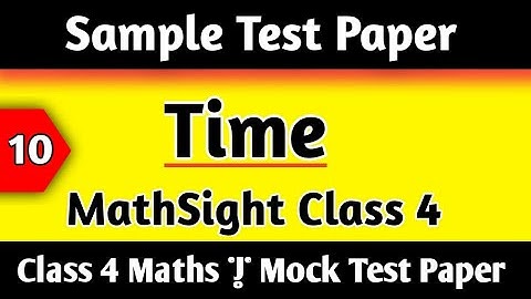 Class 4 Maths|Chapter 11|Money  MathSight Class 4 Sample Test Paper|by hpsgurugram|money Class 4