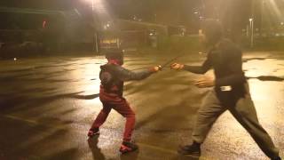 Fencing exercise: Stop Hit