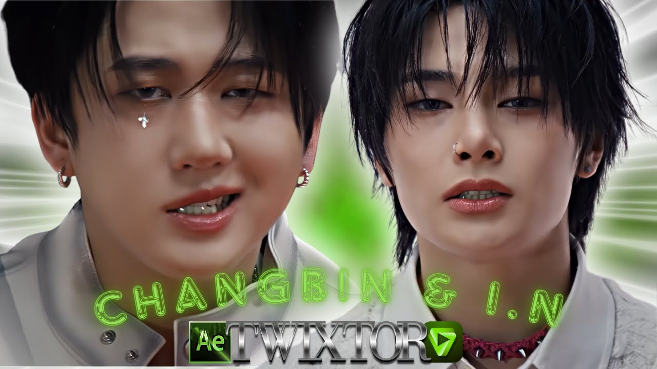 Changbin & I.N Stray Kids - 4K 'Burnin' Tires' MV Edit Clips (Slow Mo/Twixtor)