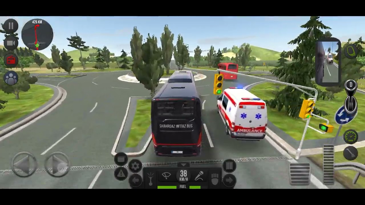 Houston to Dallas bus route bus simulator (part 1) YouTube