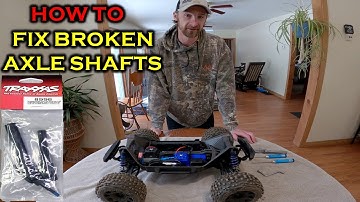 Traxxas Maxx V2 Fixing Axle Shafts (CV Shaft) *How To*