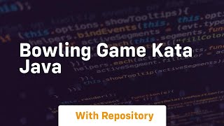 bowling game kata java screenshot 5