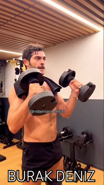 💪Burak Deniz Workout💪 #burakdeniz #gym #workout #nidaansari #love #like #turkishdrama #hardwork
