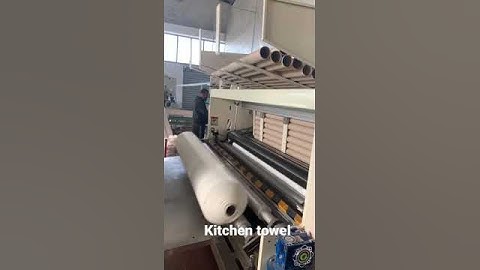 Kitchen towel paper machine production line from client factory