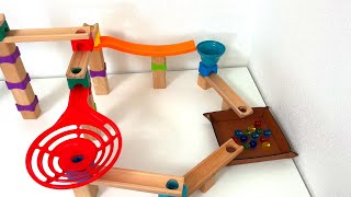 Marble Run ASMR　Hape ころころくみかえスライダー ぐるぐるスロープとジャンプ台