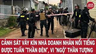 Police surrounded the house of a famous businessman in Thanh Hoa. Tuan