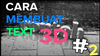 cara membuat tulisan 3d  di android  #2