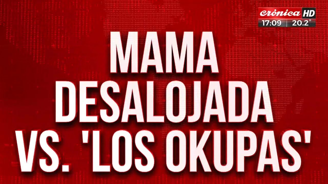 Los desalojaron y ahora no tienen donde dormir