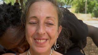 A ray of sunshine Homeless Woman
