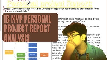 How to score a 7 in IB MYP personal project | Predicted 7 report analysis | Criterion A, B and C
