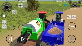 Pembaruan Baru Indian Vehicle Simulator 3D 😱😱|| Cara Memuat Troli dengan Gandum 😲 | screenshot 2