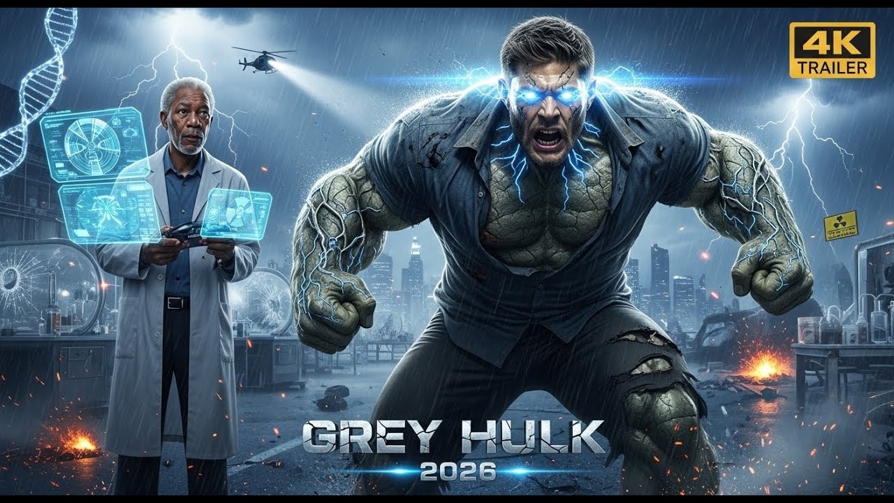 GREY HULK (2026) – First Look Trailer | Jensen Ackles Becomes, Morgan Freeman