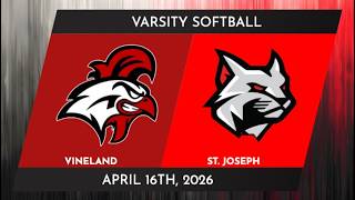 Vineland Varsity Softball vs. St. Joseph | April 15th, 2026 screenshot 4