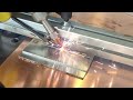 Ipg lightweld handheld laser welding aluminum 3mm butt joint