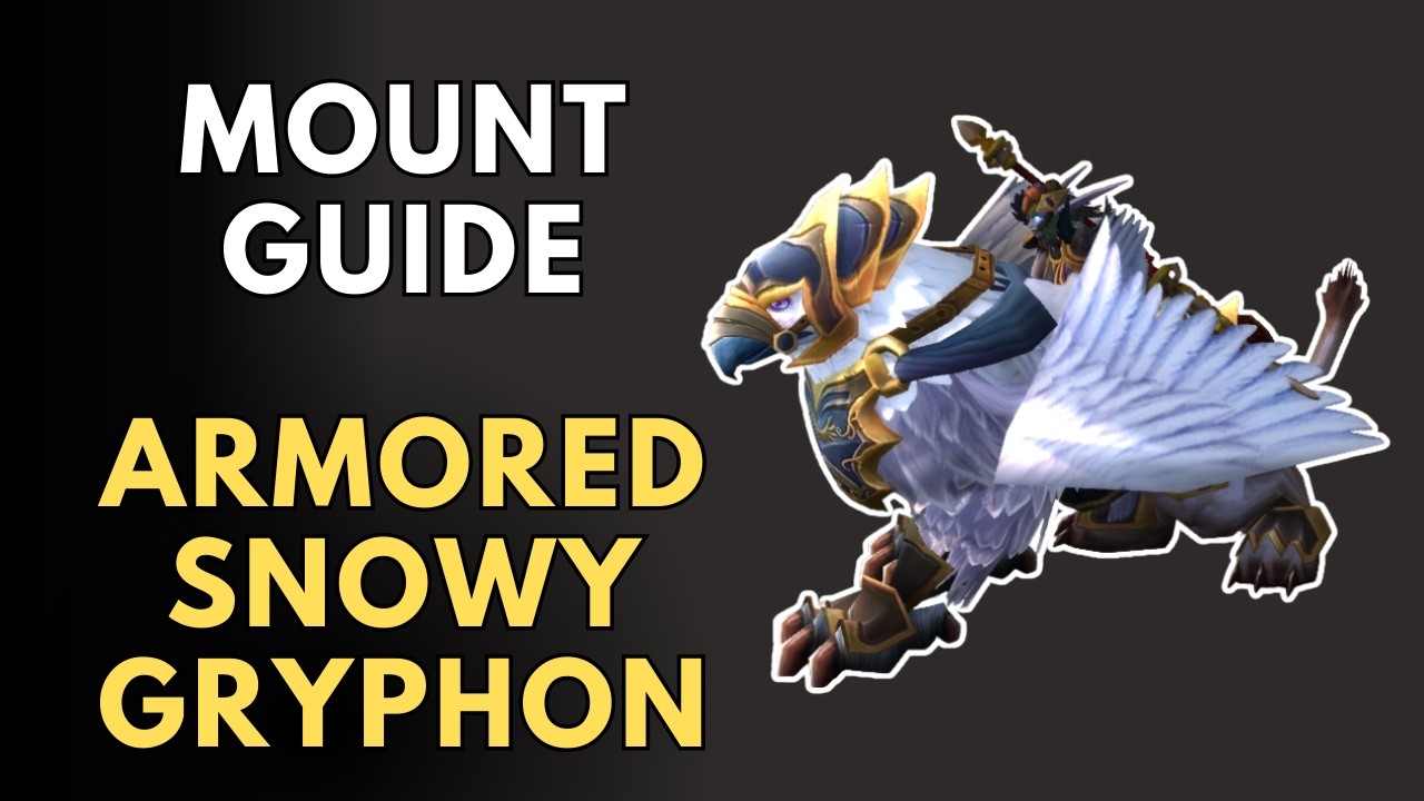 How to Get the Armored Snowy Gryphon Mount - WoW Vendor Location Guide