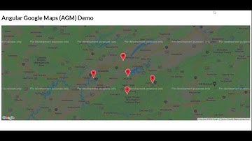 Angular Google Maps (AGM)