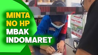 Viral Video Trik Pria Minta Nomor HP Kasir Cantik Indomaret