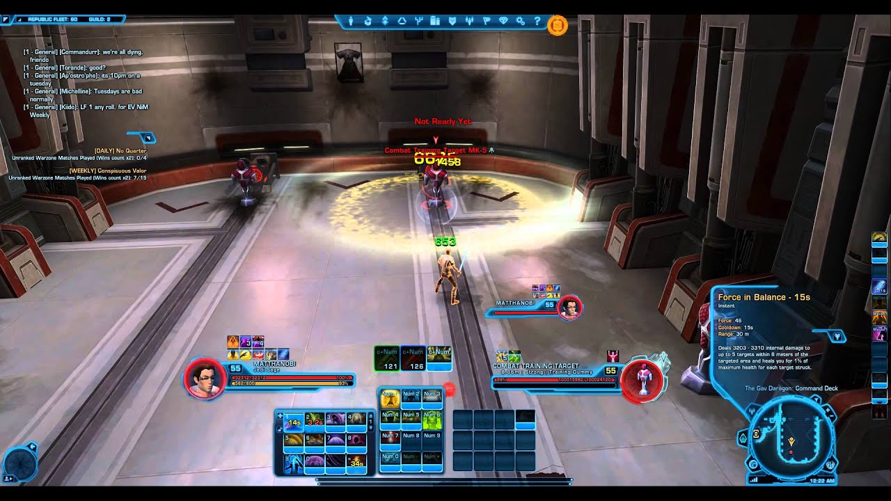 SWTOR 2.10 Sage Balance PvP Spec Tutorial YouTube