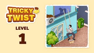 Tricky Twist Puzzle Level 1 Puzzle Solved