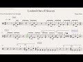 Locket Out of Heaven Demo Drum Sheet Bruno Mars