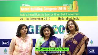 VKe Environmental achieved IGBC Green Champion Award at GBC 2019