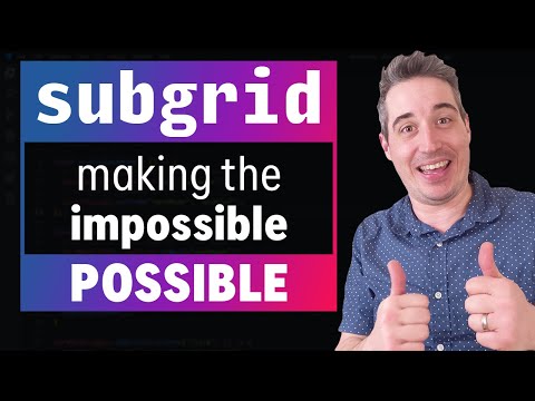 Easy and more consistent layouts using subgrid