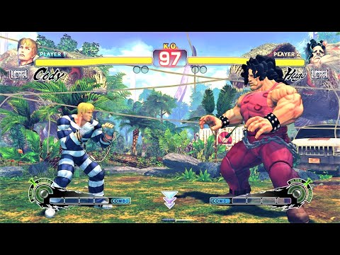 Cody vs Hugo (Hardest AI) - Ultra Street Fighter IV