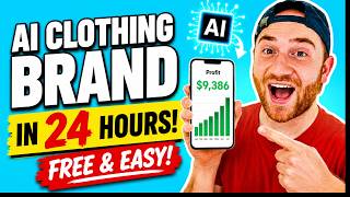 ✅ How I Used AI to Start a Clothing Brand in 24 Hours (2026) 🔥 Design Clothes for FREE!