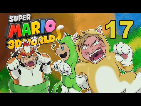 Super Mario 3D World Playthrough Part 17 | Runaway Goal Pole