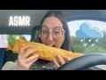 Asmr  sandwich mukbang blabla  pluie