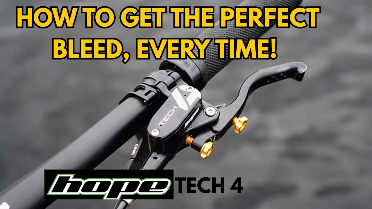 How to get the perfect bleed every time on hope tech 4 brakes!