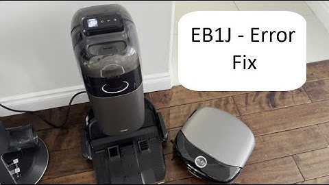 EB1J Error fix for eufy Robot Vacuum Omni S1 Pro