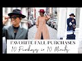 J Crew, H&M, Stuart Weitzman + MORE!!! Favorite Fall Purchases in 10 Minutes!!