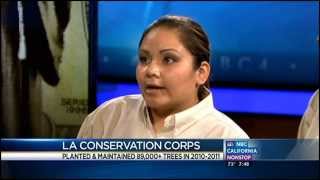 LA Conservation Corps Members Interviewed on NBC