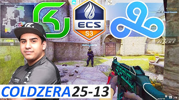 coldzera 25-13 POV / C9 vs SK / Cobblestone / CS:GO ECS Season 3