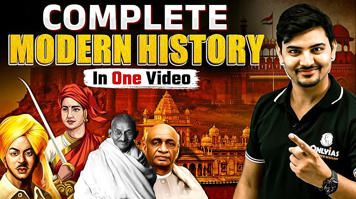 Complete Modern History in One Video | Modern History in One Shot | UPSC Prep | UDAAN 2025 thumbnail