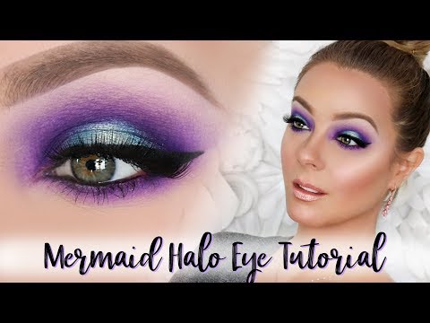 Mermaid Halo Tutorial - Purple and Blue Shadows