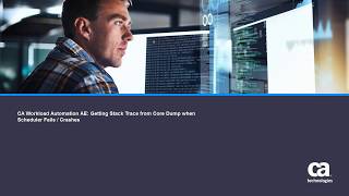 CA Workload Automation AE: Getting Stack Trace from Core Dump
