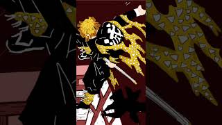 Thunder Breathing 7th Form- Zenitsu vs Kaigaku #thunderbreathing #zenitsuagatsuma #kimetsunoyaiba