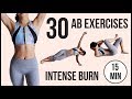 30 BEST Ab Exercises in 15 minutes!! Intense TABATA for Flat Belly and Six Pack ◆ Emi ◆