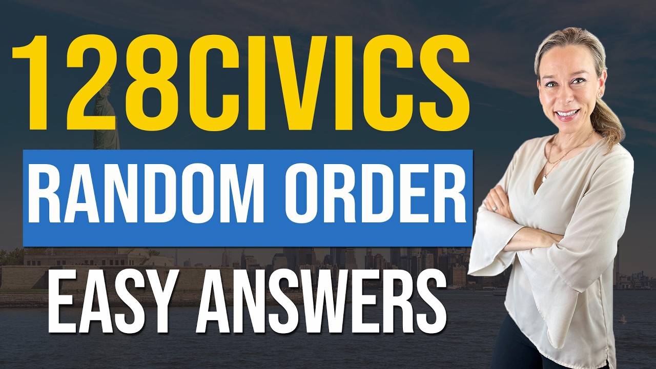 USCIS 128 Civics Questions and answers RANDOM Order v6 | 2025 version Civics Test | US Citizenship