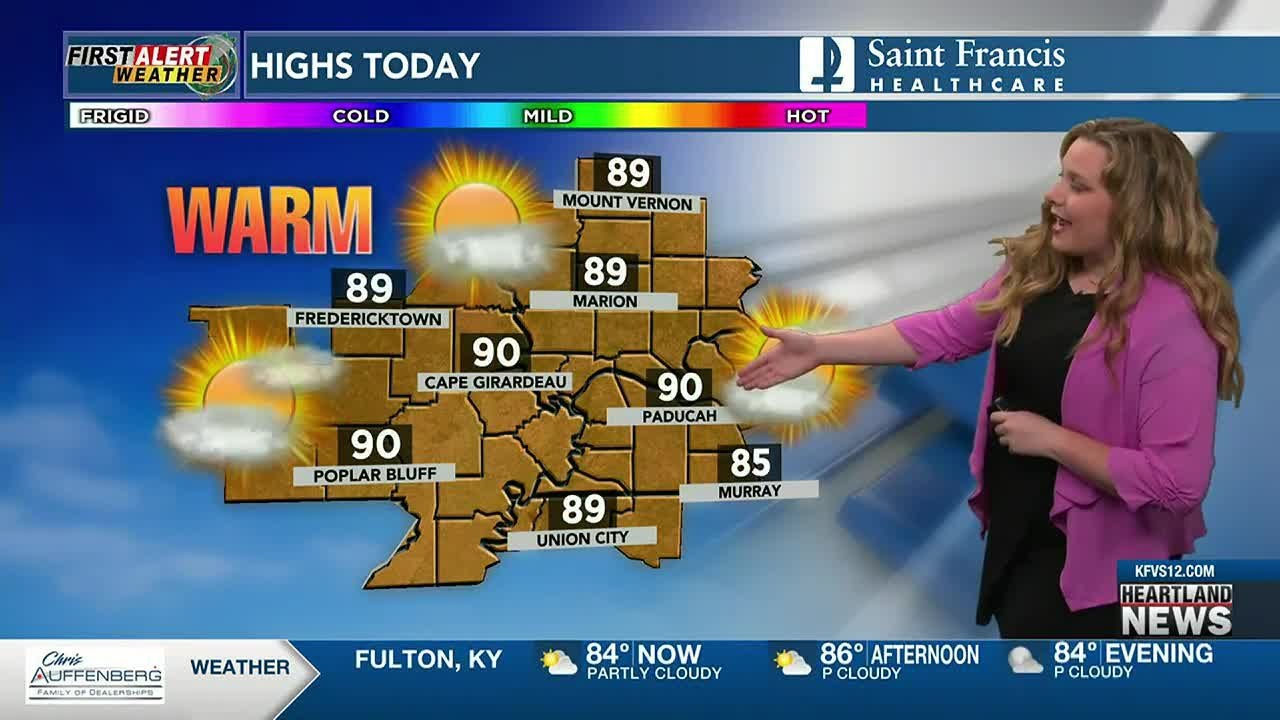 First Alert: Warmer temps, humidity on the way - YouTube