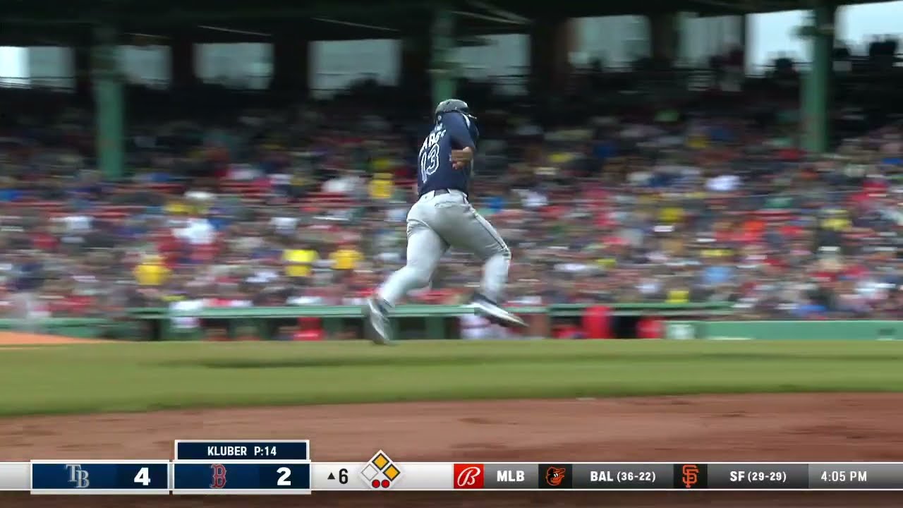 MLB | Yandy Diaz Hits Little League Home Run After 2 Red Sox Errors