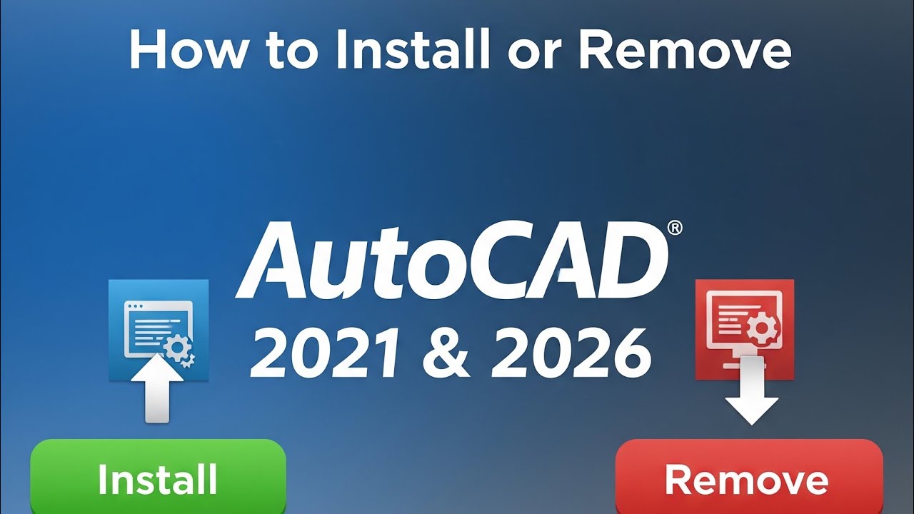 How to Install @ut0cad 2021,2026 or rem0ve them by Bui Minh Hai App