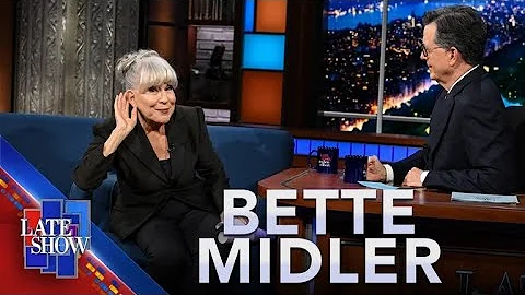 "Did You Ever Know That You're My Frodo?" - Bette Midler Serenades Stephen Colbert