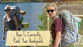 How to Correctly Pack Your Backpack