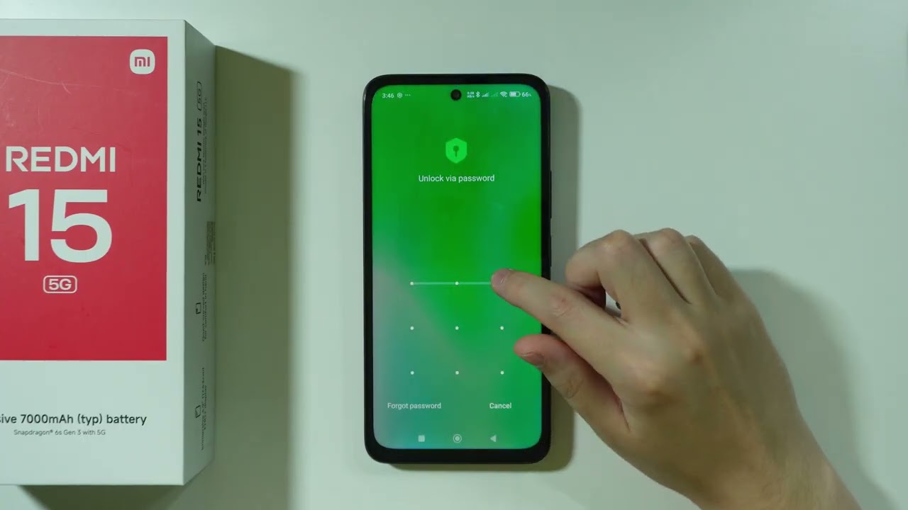 Redmi 15: How to Change App Lock Password