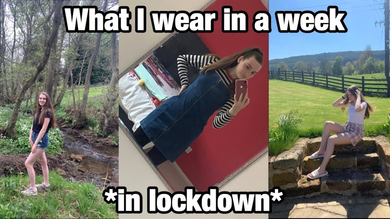 What I WEAR in a week in LOCKDOWN!!